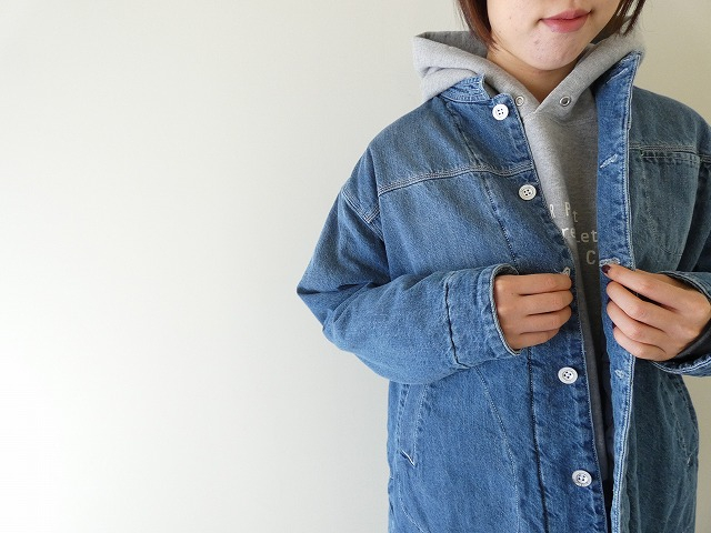Clip.tab(クリップタブ) 10ozデニム 中綿コートの商品画像7