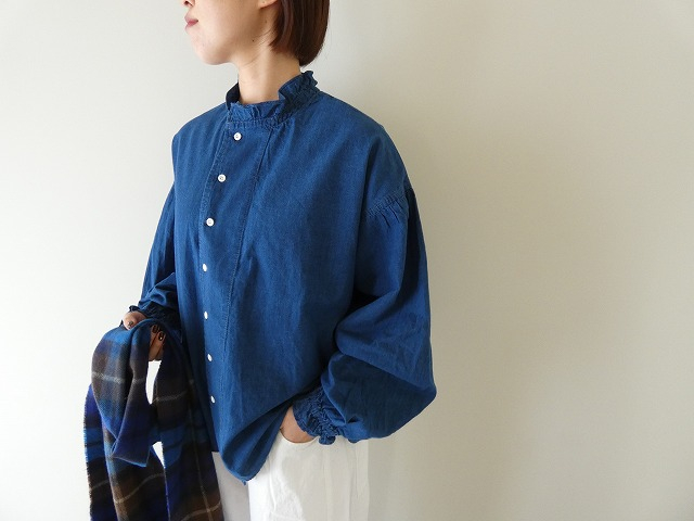 Clip.tab(クリップタブ) IDGシャンブレー フラッターブラウスの商品画像3