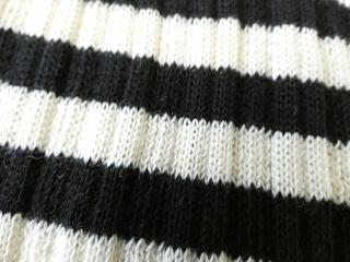 NARU 綿コーマランダムリブボーダータートルネックの商品画像103