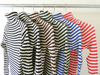 NARU 綿コーマランダムリブボーダータートルネックの商品画像16