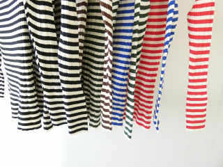 NARU 綿コーマランダムリブボーダータートルネックの商品画像17