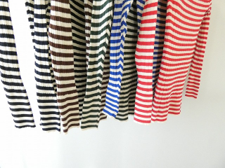 NARU 綿コーマランダムリブボーダータートルネックの商品画像19