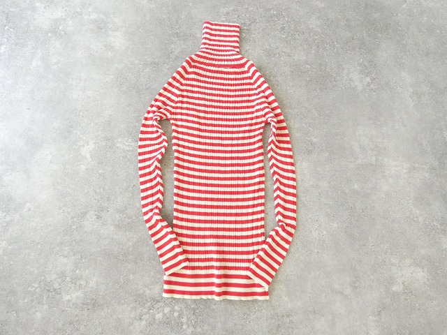 NARU 綿コーマランダムリブボーダータートルネックの商品画像29