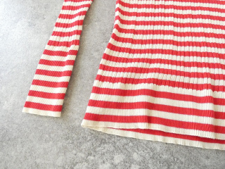 NARU 綿コーマランダムリブボーダータートルネックの商品画像32