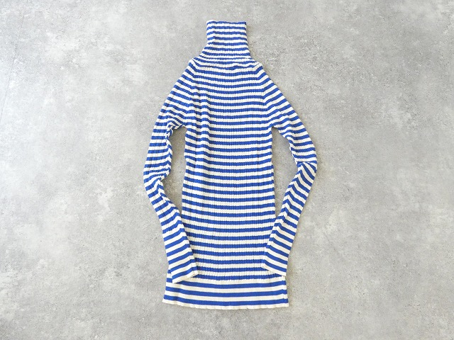 NARU 綿コーマランダムリブボーダータートルネックの商品画像43