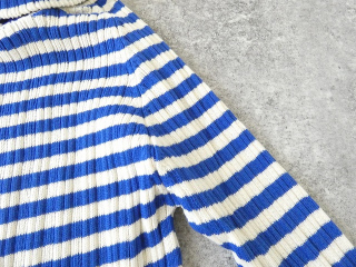 NARU 綿コーマランダムリブボーダータートルネックの商品画像45