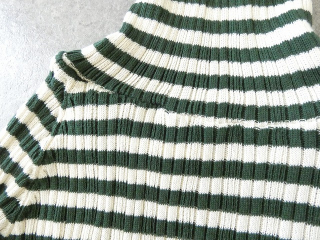 NARU 綿コーマランダムリブボーダータートルネックの商品画像59