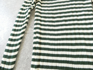 NARU 綿コーマランダムリブボーダータートルネックの商品画像60