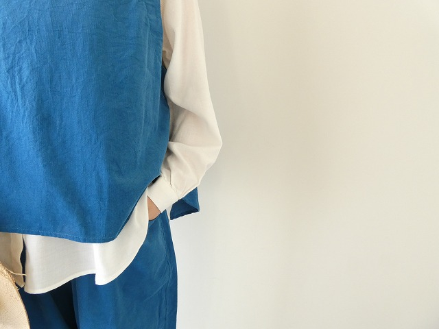 NARU シャツコールラウンドベストの商品画像4