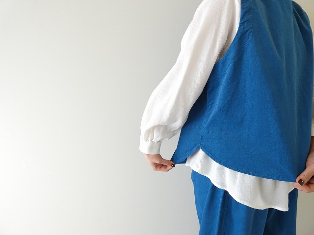 NARU シャツコールラウンドベストの商品画像5