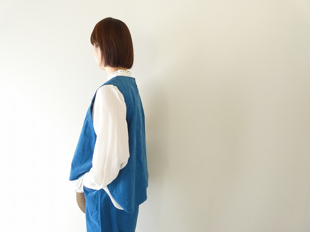 NARU シャツコールラウンドベストの商品画像8