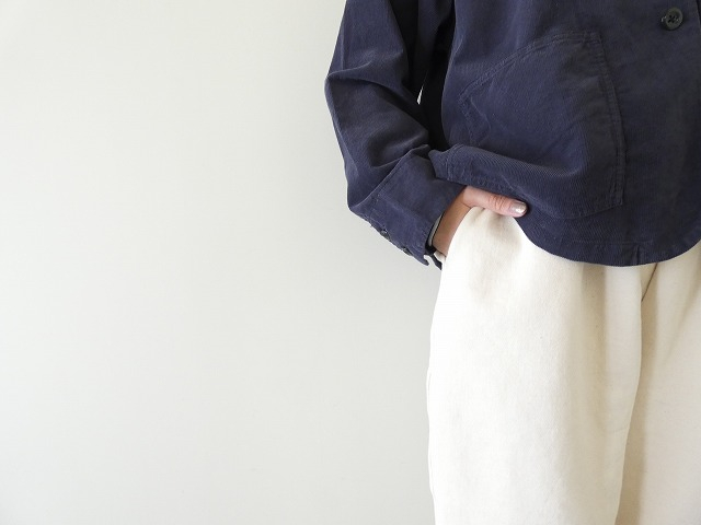 NARU ムラデニム裏起毛エッグパンツの商品画像2