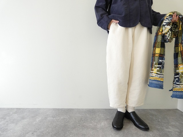 NARU ムラデニム裏起毛エッグパンツの商品画像3