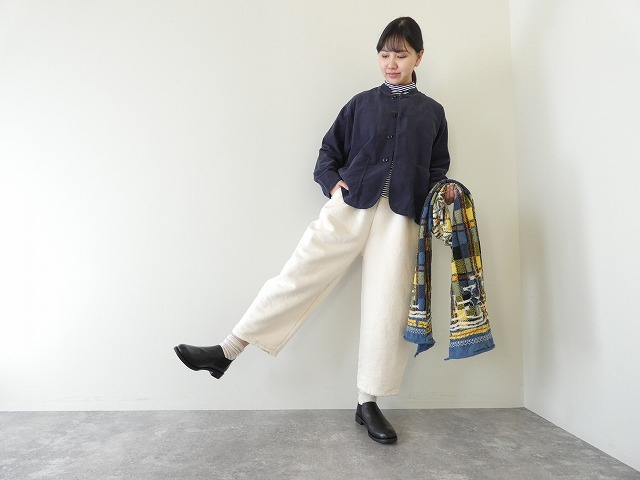 NARU ムラデニム裏起毛エッグパンツの商品画像4