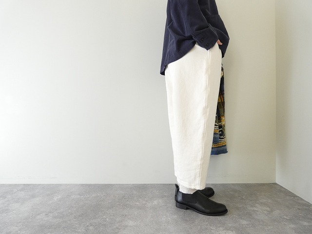 NARU ムラデニム裏起毛エッグパンツの商品画像5