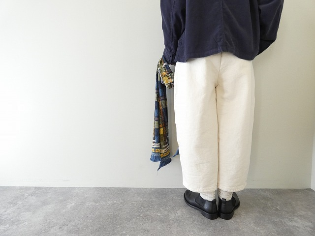 NARU ムラデニム裏起毛エッグパンツの商品画像6