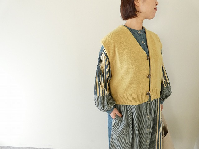 NARU タスマニアラムクロップドカーディーベストの商品画像6