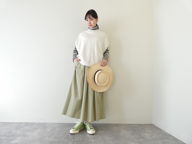 l’atelier du savon(アトリエドゥサボン) 21Wシャツコールタックスカートの商品画像1