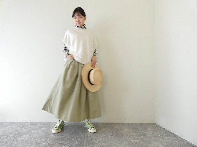 l’atelier du savon(アトリエドゥサボン) 21Wシャツコールタックスカートの商品画像4