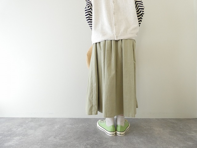 l’atelier du savon(アトリエドゥサボン) 21Wシャツコールタックスカートの商品画像7