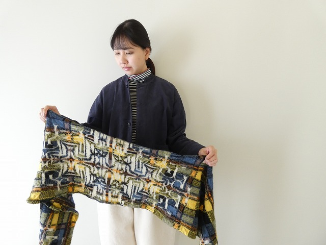 KAPITAL(キャピタル) 縮絨ウール タータンアイヌHAPPYマフラーの商品画像4