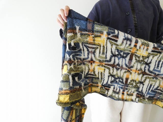 KAPITAL(キャピタル) 縮絨ウール タータンアイヌHAPPYマフラーの商品画像5