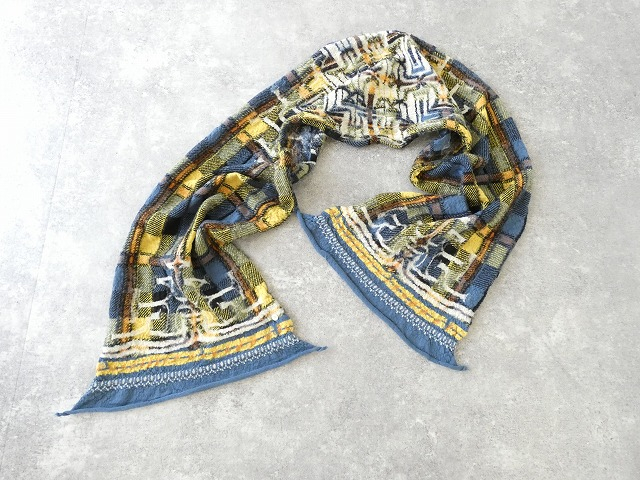 KAPITAL(キャピタル) 縮絨ウール タータンアイヌHAPPYマフラーの商品画像7