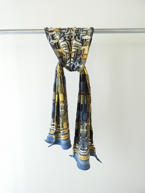 KAPITAL(キャピタル) 縮絨ウール タータンアイヌHAPPYマフラーの商品画像8