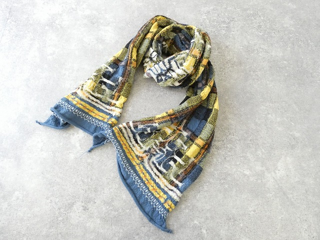 KAPITAL(キャピタル) 縮絨ウール タータンアイヌHAPPYマフラーの商品画像9