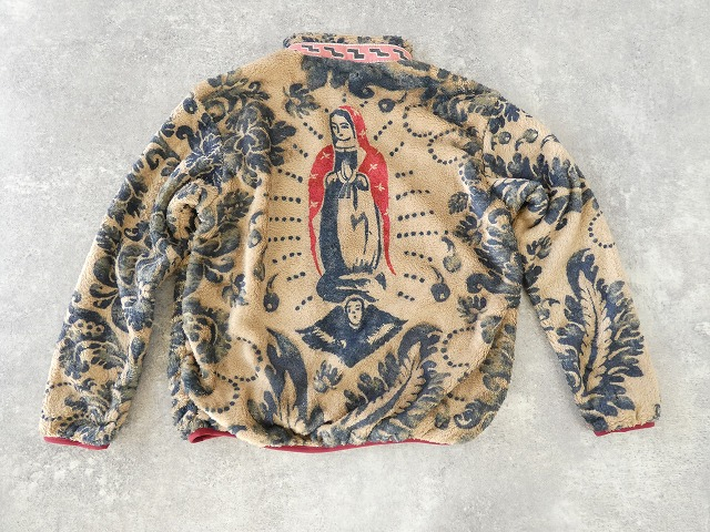 KAPITAL(キャピタル) ダマスク柄フリース ZIPブルゾン バージンマリアの商品画像13