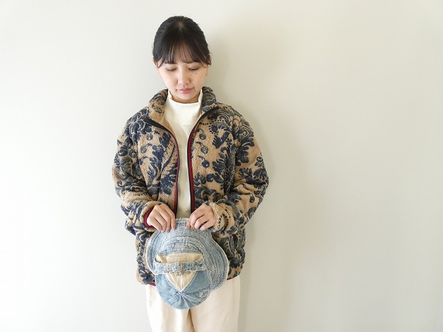 KAPITAL(キャピタル) ダマスク柄フリース ZIPブルゾン バージンマリアの商品画像7