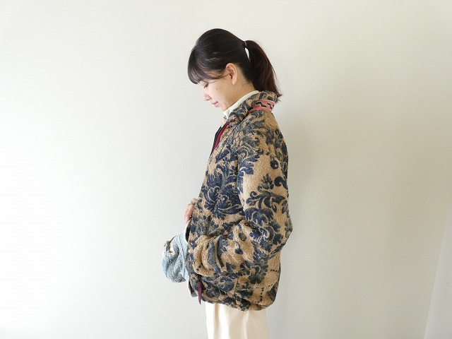 KAPITAL(キャピタル) ダマスク柄フリース ZIPブルゾン バージンマリアの商品画像9