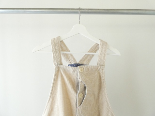 快晴堂(かいせいどう) HAYATE・TOPベージュのコール天 オーバーオールベストの商品画像21