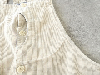 快晴堂(かいせいどう) HAYATE・TOPベージュのコール天 オーバーオールベストの商品画像26