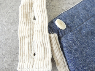 快晴堂(かいせいどう) HAYATE・TOPベージュのコール天 オーバーオールベストの商品画像32