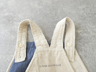 快晴堂(かいせいどう) HAYATE・TOPベージュのコール天 オーバーオールベストの商品画像33