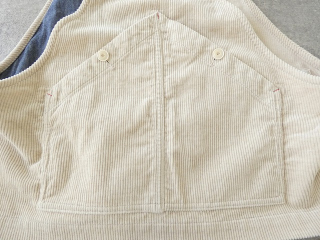 快晴堂(かいせいどう) HAYATE・TOPベージュのコール天 オーバーオールベストの商品画像35