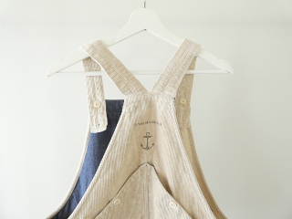 快晴堂(かいせいどう) HAYATE・TOPベージュのコール天 オーバーオールベストの商品画像36