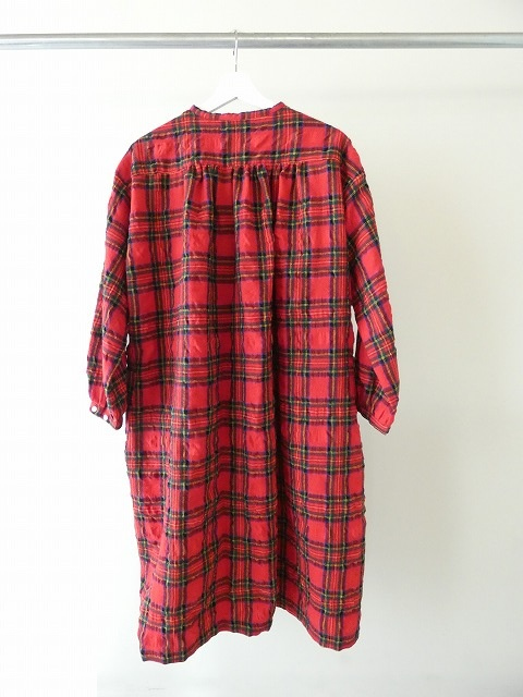 快晴堂(かいせいどう) タータンフォーエバー Wideスタンド衿&ギャザーワンピースの商品画像13