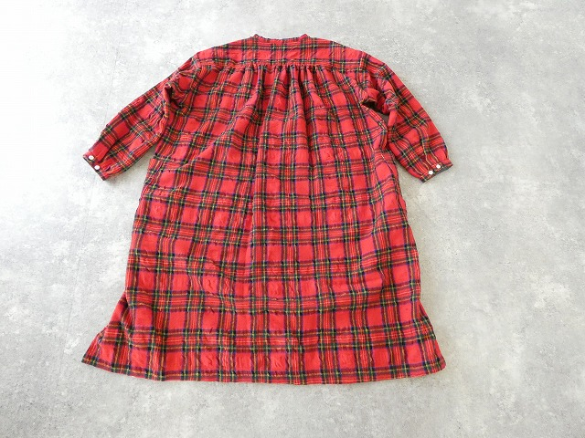 快晴堂(かいせいどう) タータンフォーエバー Wideスタンド衿&ギャザーワンピースの商品画像14