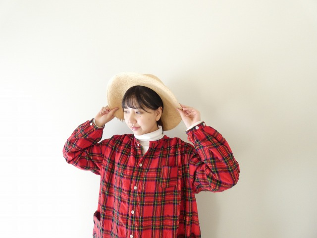 快晴堂(かいせいどう) タータンフォーエバー Wideスタンド衿&ギャザーワンピースの商品画像4