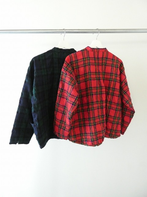 快晴堂(かいせいどう) タータンフォーエバー スタンド背タックシャツの商品画像10