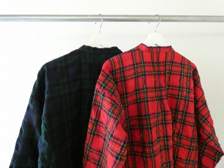 快晴堂(かいせいどう) タータンフォーエバー スタンド背タックシャツの商品画像18