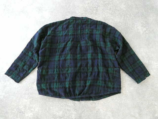 快晴堂(かいせいどう) タータンフォーエバー スタンド背タックシャツの商品画像29