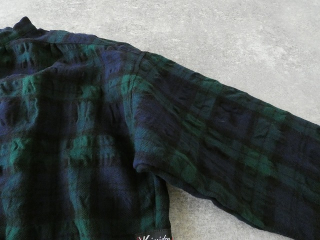 快晴堂(かいせいどう) タータンフォーエバー スタンド背タックシャツの商品画像33