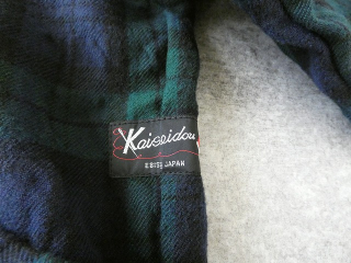 快晴堂(かいせいどう) タータンフォーエバー スタンド背タックシャツの商品画像34