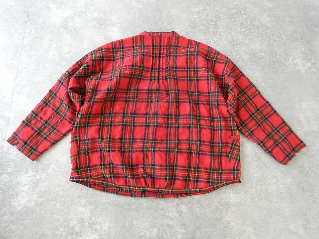 快晴堂(かいせいどう) タータンフォーエバー スタンド背タックシャツの商品画像43