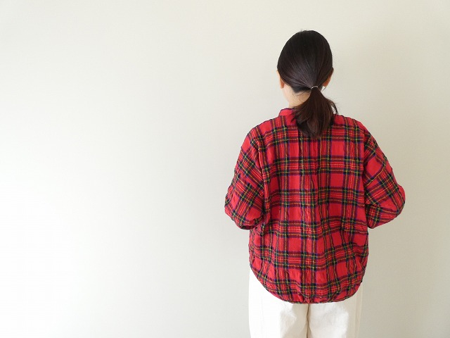 快晴堂(かいせいどう) タータンフォーエバー スタンド背タックシャツの商品画像9