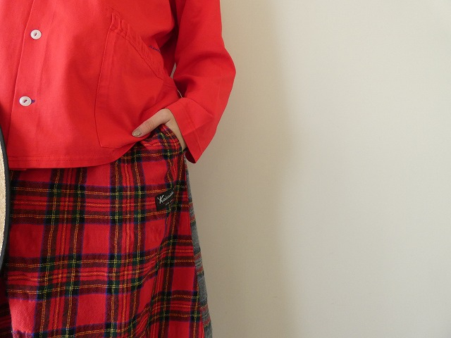 快晴堂(かいせいどう) タータンフォーエバー 後ろポケスカートの商品画像2
