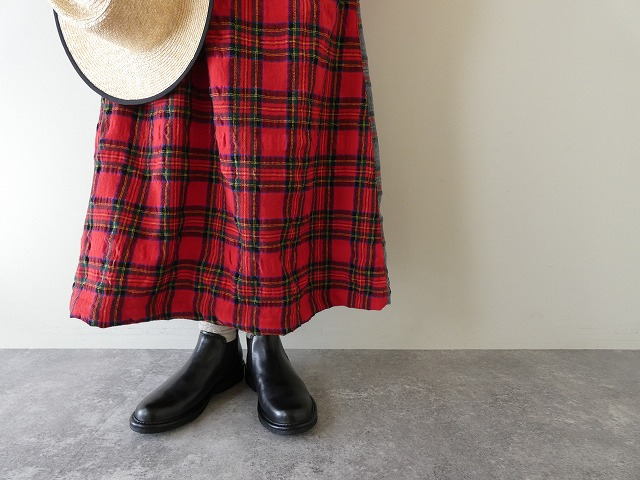 快晴堂(かいせいどう) タータンフォーエバー 後ろポケスカートの商品画像3